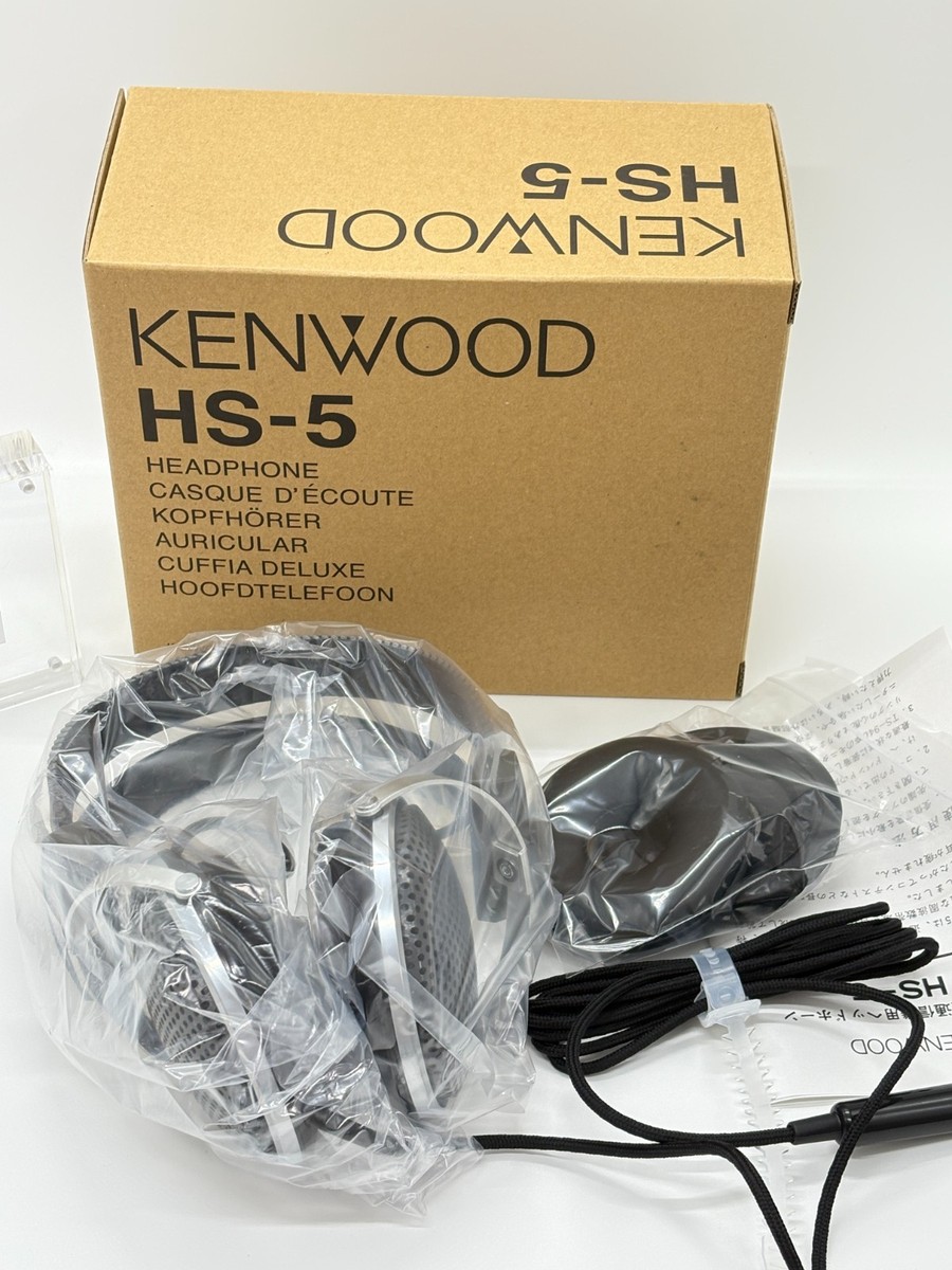 Kenwood HS-5 open air headphones black For high quality