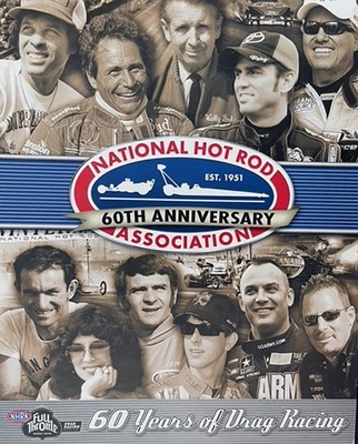VRHTF NHRA Super Cool ''60 Years of Drag Racing 60th Anniversary'' Handout