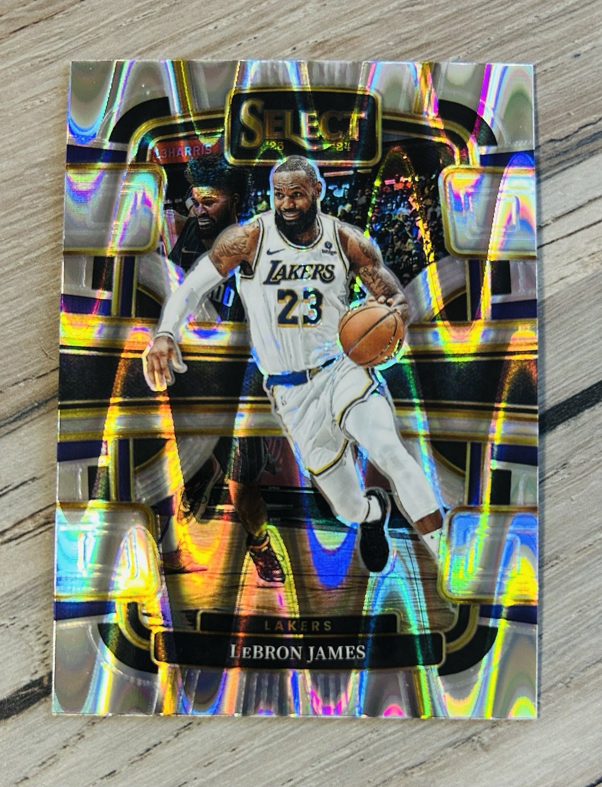 2023-24 Panini Select - Concourse LeBron James #66 Tectonic Prizm