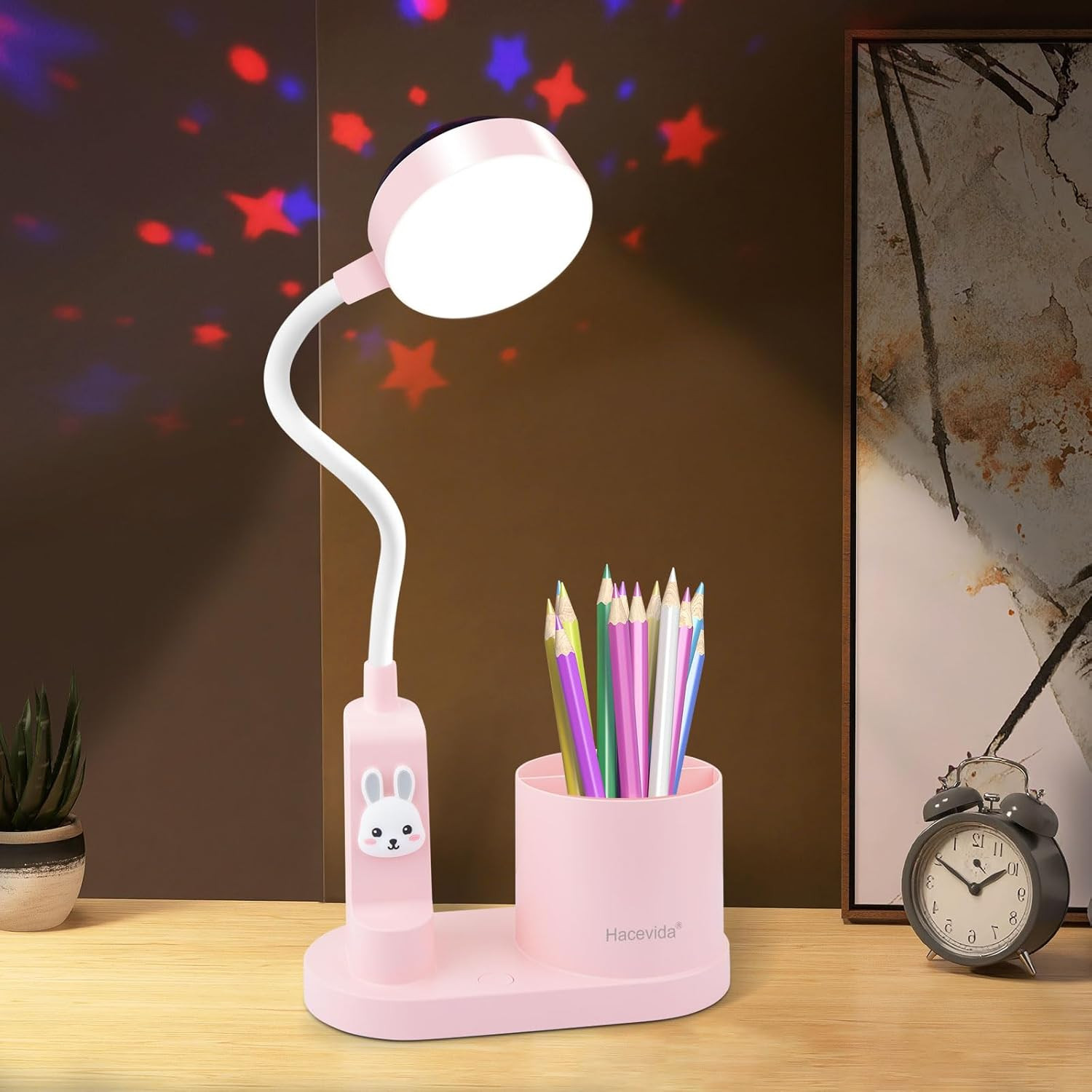Lampada LED Scrivania Bambini Ricaricabile 2000mAh | Protezione Occhi