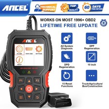 ANCEL HD601 Diesel Heavy Duty Truck All System Diagnostic Tool Fit For Cummins