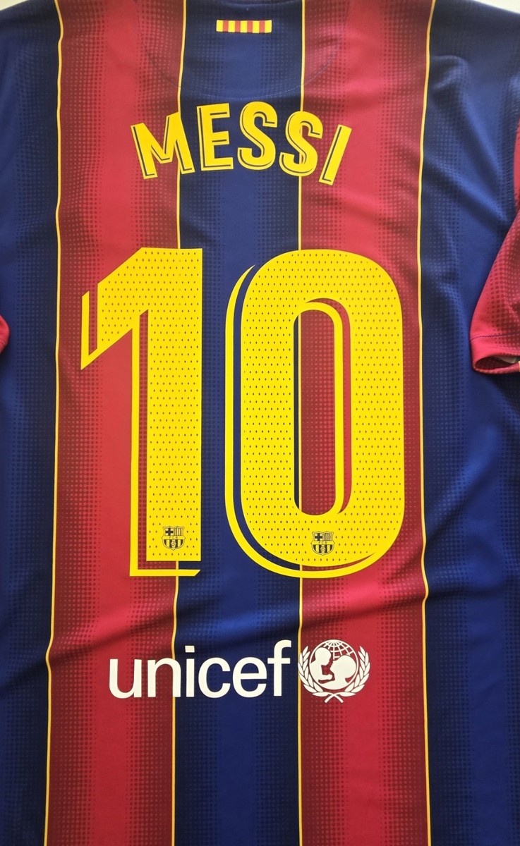 「NIKE」　FC Barcelona Messi 10番 ユニフォーム 2020/21 Nike FC Barcelona #10 MESSI Home Soccer Jersey CD4232-456