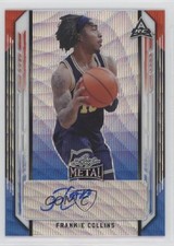 2021-22 Leaf Metal Red White & Blue Wave 3/7 Frankie Collins #BA-FC1 Auto 0xh3