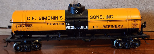 Tanque químico CF Simonin's RR 42' 9563 Kadee Comp ruedas de metal construidas Athearn HO | Zustand: Used
