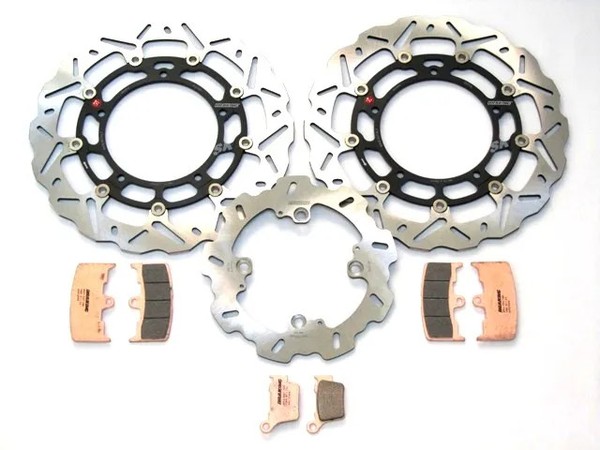 Braking Bremsscheiben Komplett Vorne Hinten FüR Ktm Supermoto 990 R LC8 Abs 2012-image