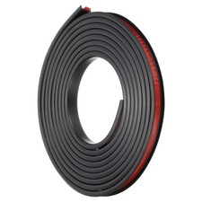 16.4Ft U-Shape Edge Banding Furniture Edge Protector Black 9mm/0.35"