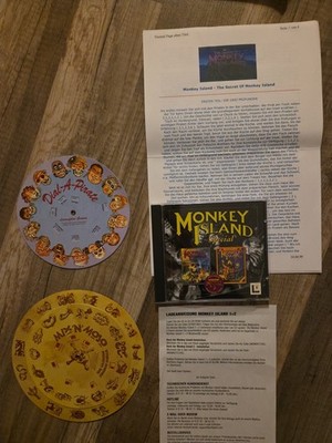 Monkey Island Special Teil 1 & 2 - Deutsch - PC CD-ROM Lucas Arts 