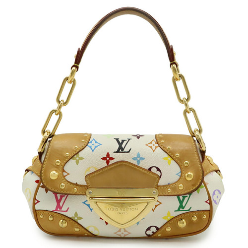 Louis Vuitton  M40127 Marilyn Monogram Multicolor Blanc Shoulder Bag Authentic
