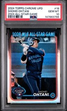 2024 Topps Chrome Update Series 2024 All-Star Game Shohei Ohtani #ASGC-18 PSA 10