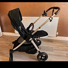 Mamas & Papas Grey Travel System Single Pushchair Carrycot Footmuff Reversible