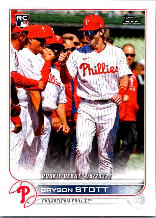 2022 Topps Update #US255 Bryson Stott baseball card 11Z