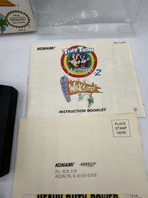 Tiny Toon Adventures 2 Trouble In Wackyland CIB NES Game 100% Complete In Box