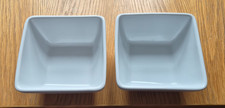 Set of 2 Debenhams White Square Bowls – Modern, Clean, Everyday Dining