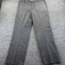 Dockers D2 Straight Fit Pants Mens 38 Gray Dress Chinos Cotton Blend Casual
