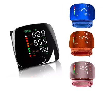 Digital Wrist Blood Pressure Monitor BP Machine Cuff LED/ LCD Heart Rate Tester