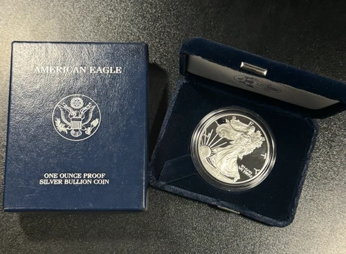 2004-W American Silver Eagle Gem Proof - Box NO Papers