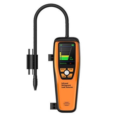 HVAC Refrigerant Leak Detector 10 Yrs Infrared Sensor Life, Halogen Freon Sni...