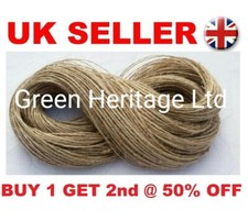 50M 2ply Jute Twine Sisal String Soft Natural Brown Burlap Rustic Cord  Hessian