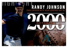 Randy Johnson 2015 Topps Update Highlight Of The Year Card #H-84
