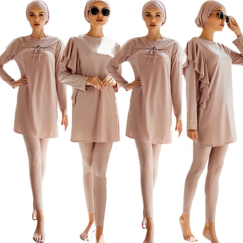 Modesty Burkini Muslim Women Swimwear Islamic Swimsuit Swimming Beachwear Arabic - Picture 8 of 24