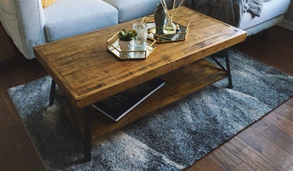 Rustic Wood Metal Reclaimed Farmhouse Style Coffee Table Rough Hewn Rustic Wood Metal Reclaimed Farmhouse Style Coffee Table Rough Hewn
