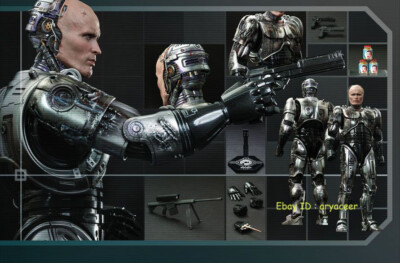 Hot Toys MMS265 RoboCop Battle Damaged Version 1/6 Action