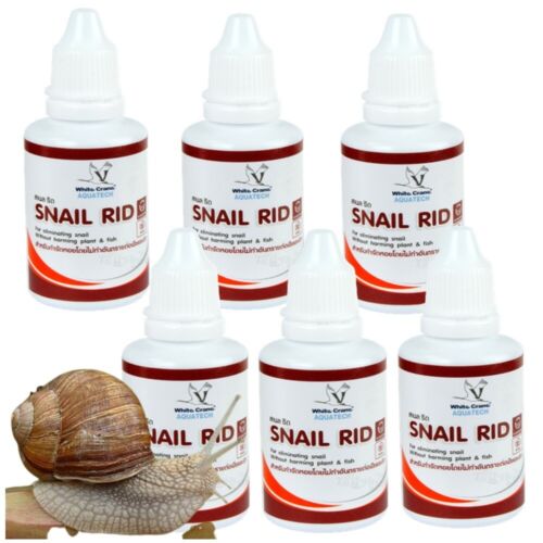 Snail Rid Infestation Snail Of Aquarium Tank Safe Fish Pest Control 30 ml x 6. - Picture 1 of 5