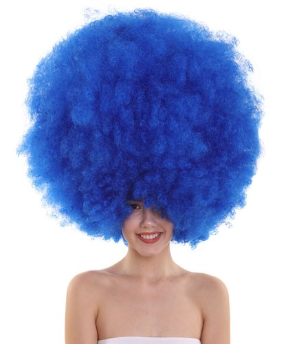 Super Size Afro Collection Blue Wig HW-3847 - Picture 2 of 7