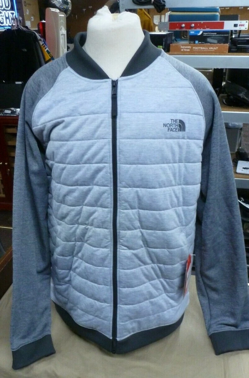 NWT NORTH FACE Norris Point Insulated Full-Zip Bomber Jacket XXL TNF Light Grey