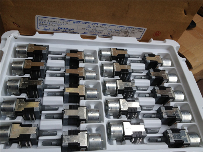 100KBX6 ALPS 6-gang motorized Potentiometer RK168 100K Pot