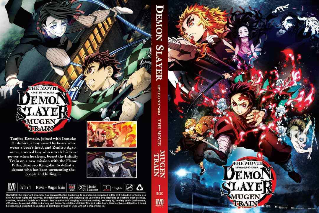 Dvd Demon Slayer / Kimetsu No Yaiba 1 2 Leg Aud Jap + Filme