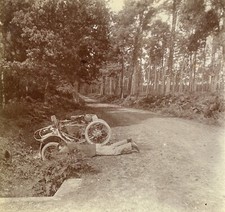 Francia Quadriciclo Chenard Incidente Legno Da Saint-Léger, 1905 Foto - P § 3