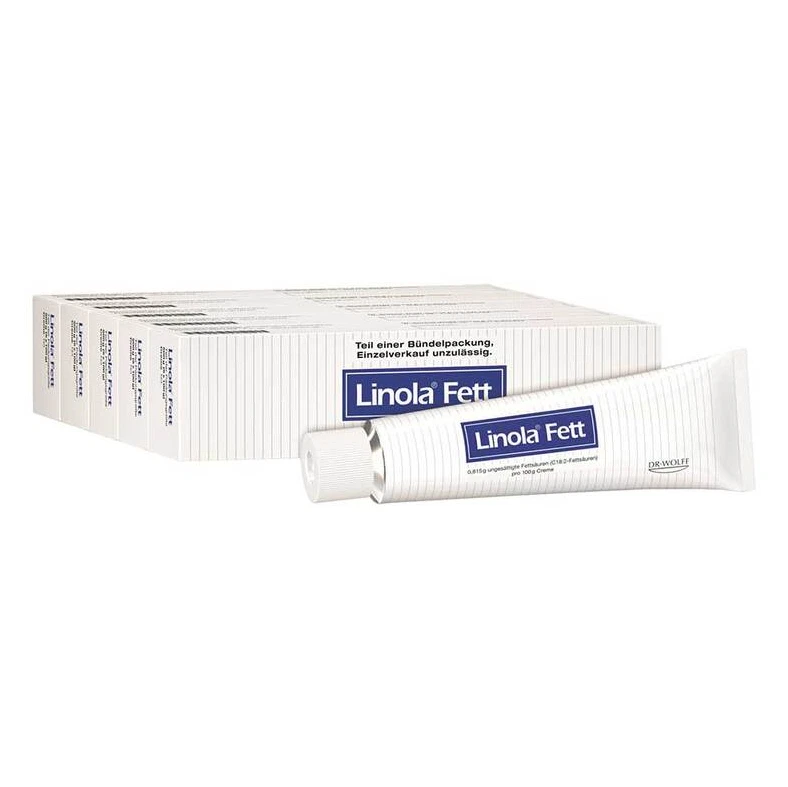 DR. WOLFF Linola Fett Creme, 5X100 g, PZN 19721498