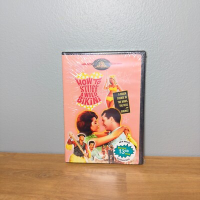 How to Stuff a Wild Bikini 1965 DVD Frankie Avalon Annette Funicello New Sealed