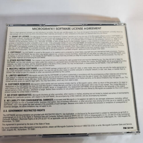 Windows Draw 5 Graphics & Print Studio PC CD-ROM Micrografx 1996 - Bild 3 von 10