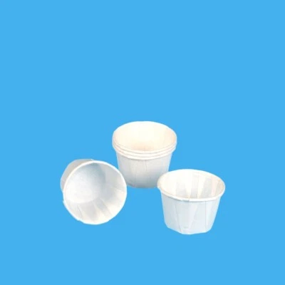 PRO DP 5000 Bio Dressingbecher 30ml Wasabi/Dip/Butter Cups Soßenbecher Papier weiß