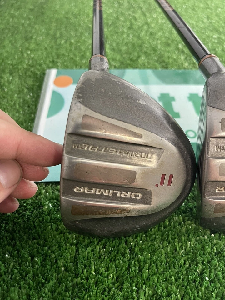 Orlimar Trimetal Driver and 3 Woods Set Regular Graphite Shafts - Image 2 of 4