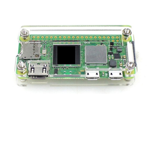 Pour Raspberry Pi ZEROW/2W Acrylique Coque Extérieure/Coque + Accessoires Dissipateur Chaleur - Photo 10/14