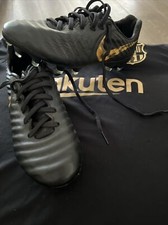 NIKE TIEMPO LEGEND 7 ELITE FG BLACK SIZE 4Y BLACK/GOLD