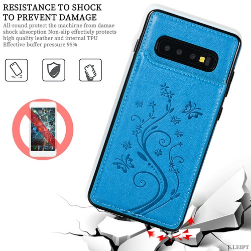 Case Cover For Samsung Galaxy S10 S9 S8 Plus S7 Magnetic Leather Wallet Phone - Picture 73 of 78