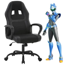 Gaming Chair Office Ergonomic Racing Desk Chair Swivel Adjustable Computer Chair