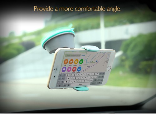360° Universal Car Holder Stand Mount Air Vent Windshield Bracket For Cell Phone - Picture 10 of 15