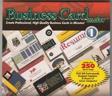 Business Card maker CDRS791 PC CD-Rom by Cosmi  for Win 98/XP  2005