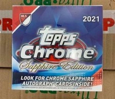2021 Topps® MLS Chrome Sapphire Edition - Three Box Lot Confirmed Pre-Order