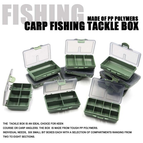 Plastic Box Fishing Tackle Box Small Accessory Box Square Fishhook Box - Picture 6 of 18