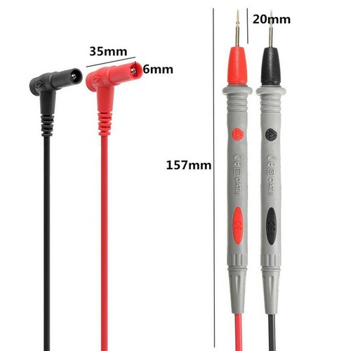 Messkabel Messleitung Multimeter 1000V Prüfspitzen Krokodilklemme Prüfkabels 20A - Bild 4 von 6