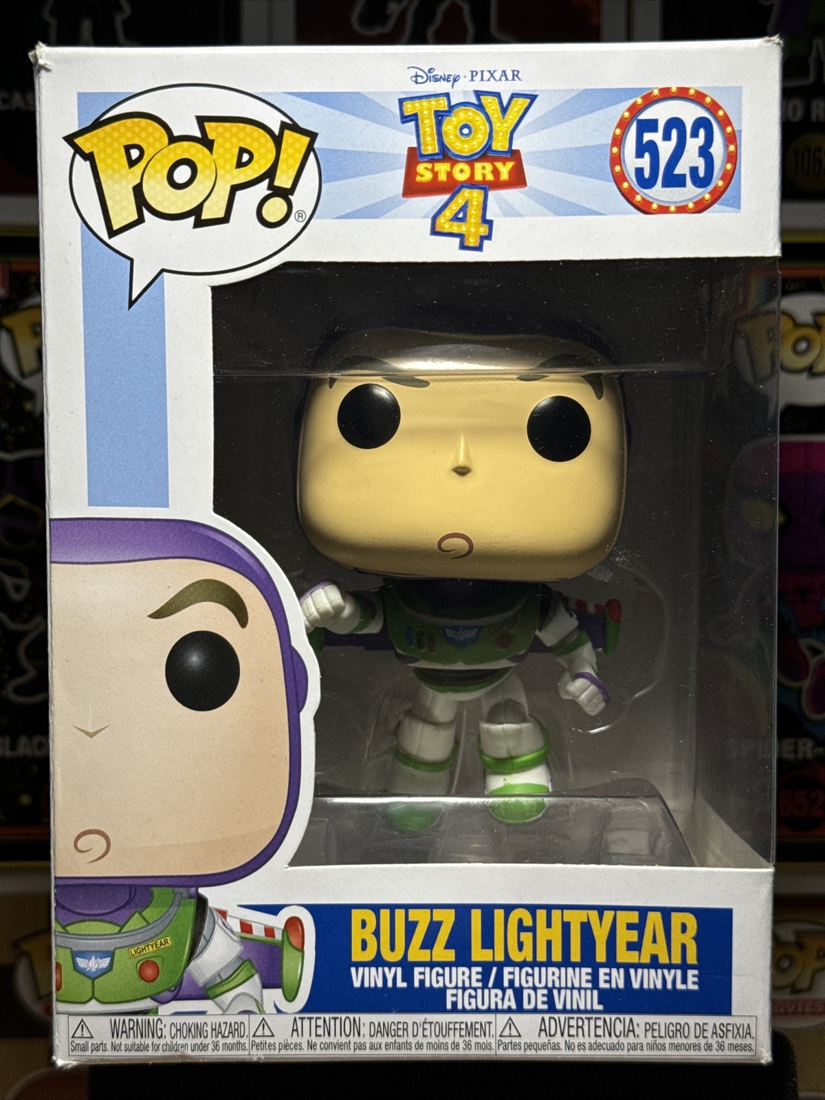 Funko Pop! Vinyl: Pixar - Buzz Lightyear #523 Toy Story 4 Disney Vinyl Figure