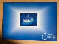 Cinderella Walt Disney 1997 Exclusive Commemorative Lithograph in Wallet