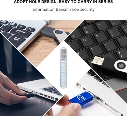 Mini USB LED Lampe – Flexibel & Tragbar | 3er Pack Leselicht für Laptop & PC | 8 - Bild 6 von 6