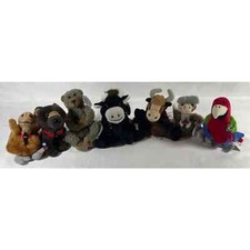 Lot of 7 Vintage Coca Cola International Plush Collection Beanie Babies NWT